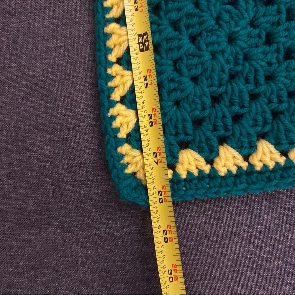 handmade Granny Square Wall hanging